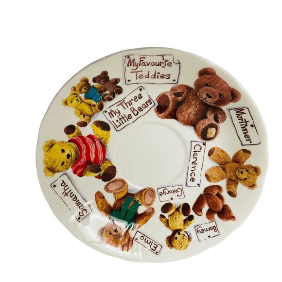 Roy Kirkham My Favorite Teddies Bears Fine Bone China Cup & Saucer Set 4" x 4 1/ - Picture 8 of 11